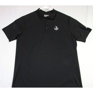 Nike Golf Tour Performance Dri Fit Men's Polo L Black 2015 US Open Chambers Bay